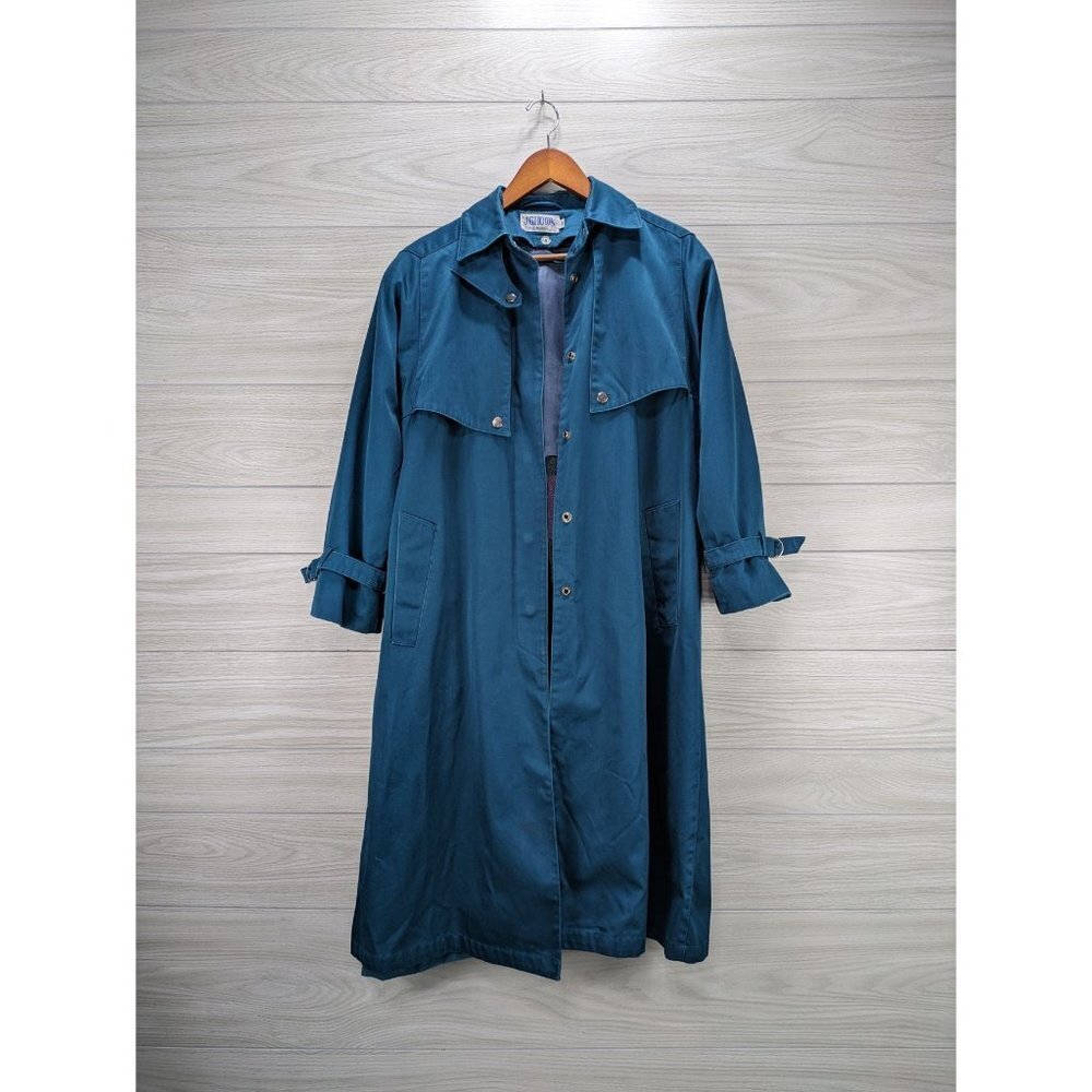 Vintage J.G. Hook Full Length Trench Coat Size 4P - Picture 11 of 16